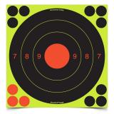 Selbstklebende ISSF 20cm Zielscheiben mit Farb-Effekt von Birchwood Casey